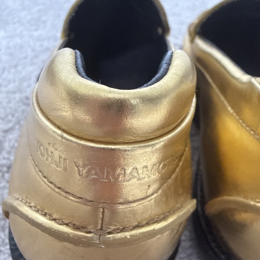 Rare Gold Y-3 Yohji Yamamoto Loafers UK Men's size 6.5 - Picture 4 of 8